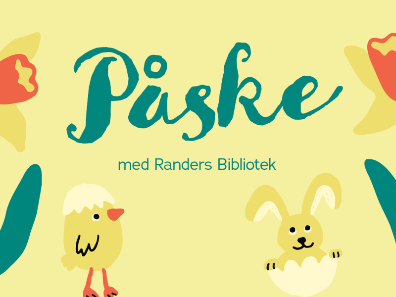 Påske på randersbibliotek grafik 