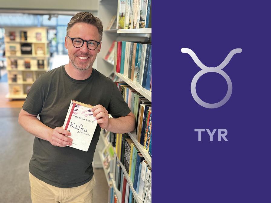 Stjernetegnet Tyr og Henrik med bog