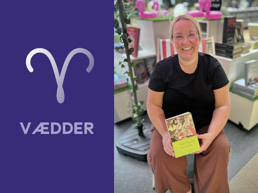 Stjernetegnet Vædder og Mai med bog